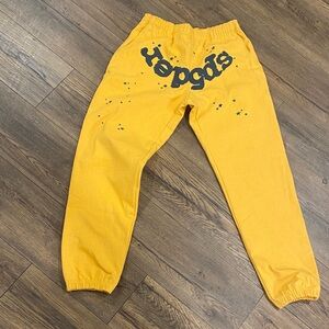 Yellow Sp5der Pants